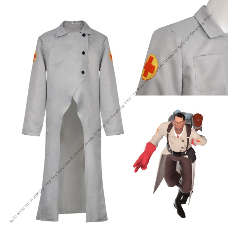 Medical Lab Units - TF2 Medic Cosplay Kostüme RED BLU