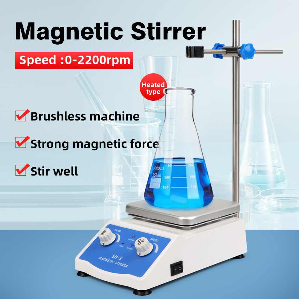 Magnetic Stirrer Hotplate - Heizung Magnetrührer Mixer 1000 ml Mischmaschine