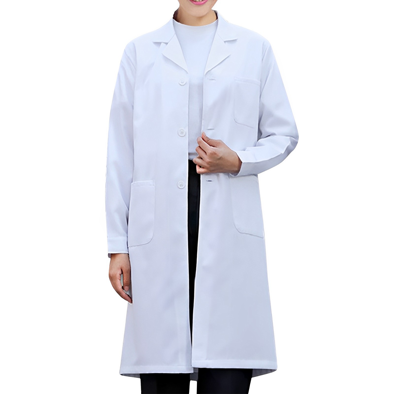 Weißer Laborkittel für Damen,  – Medical Lab Gown Bewertung und Preis