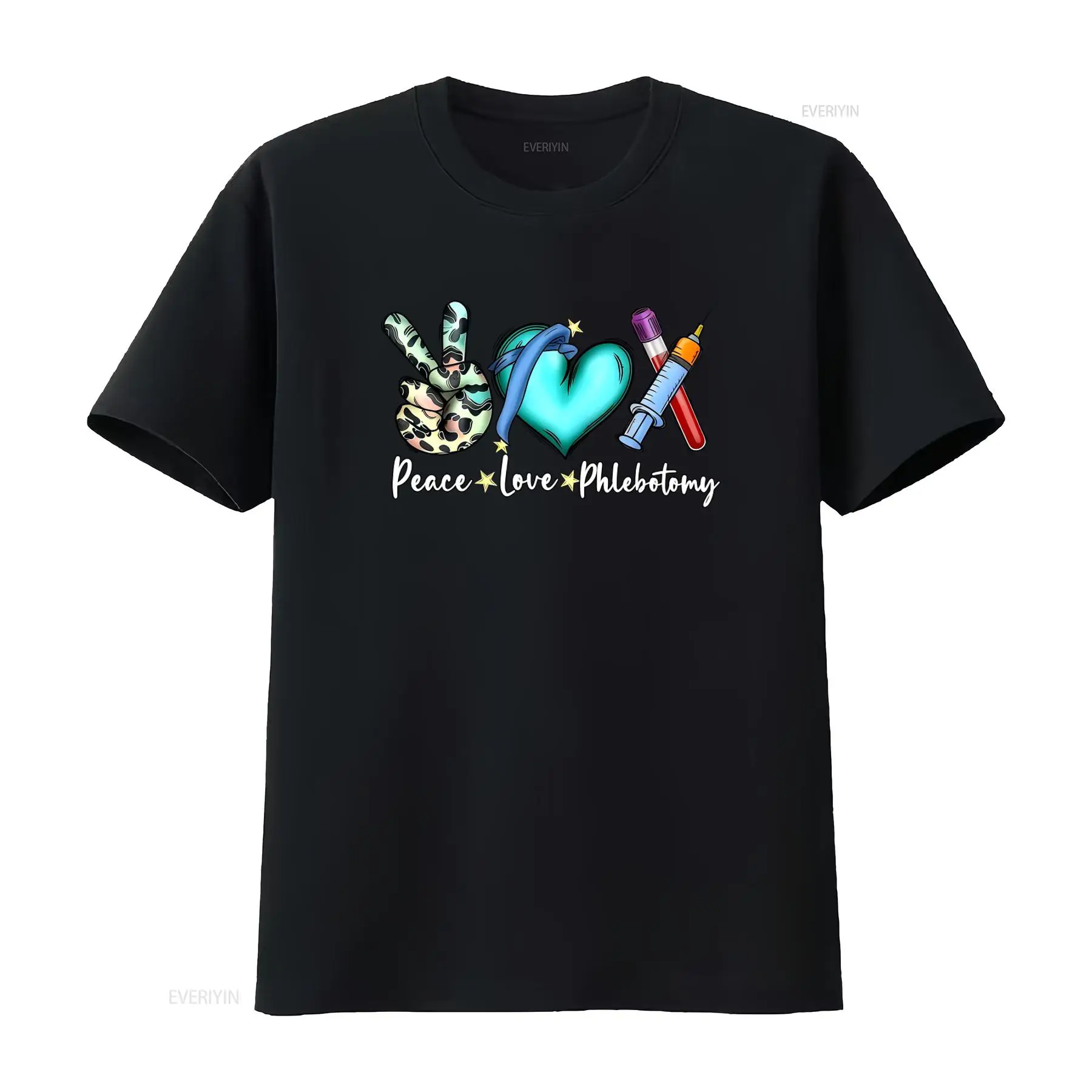 Peace Love Phlebotomy T-Shirt  – Medical Lab Technologist Bewertung und Preis